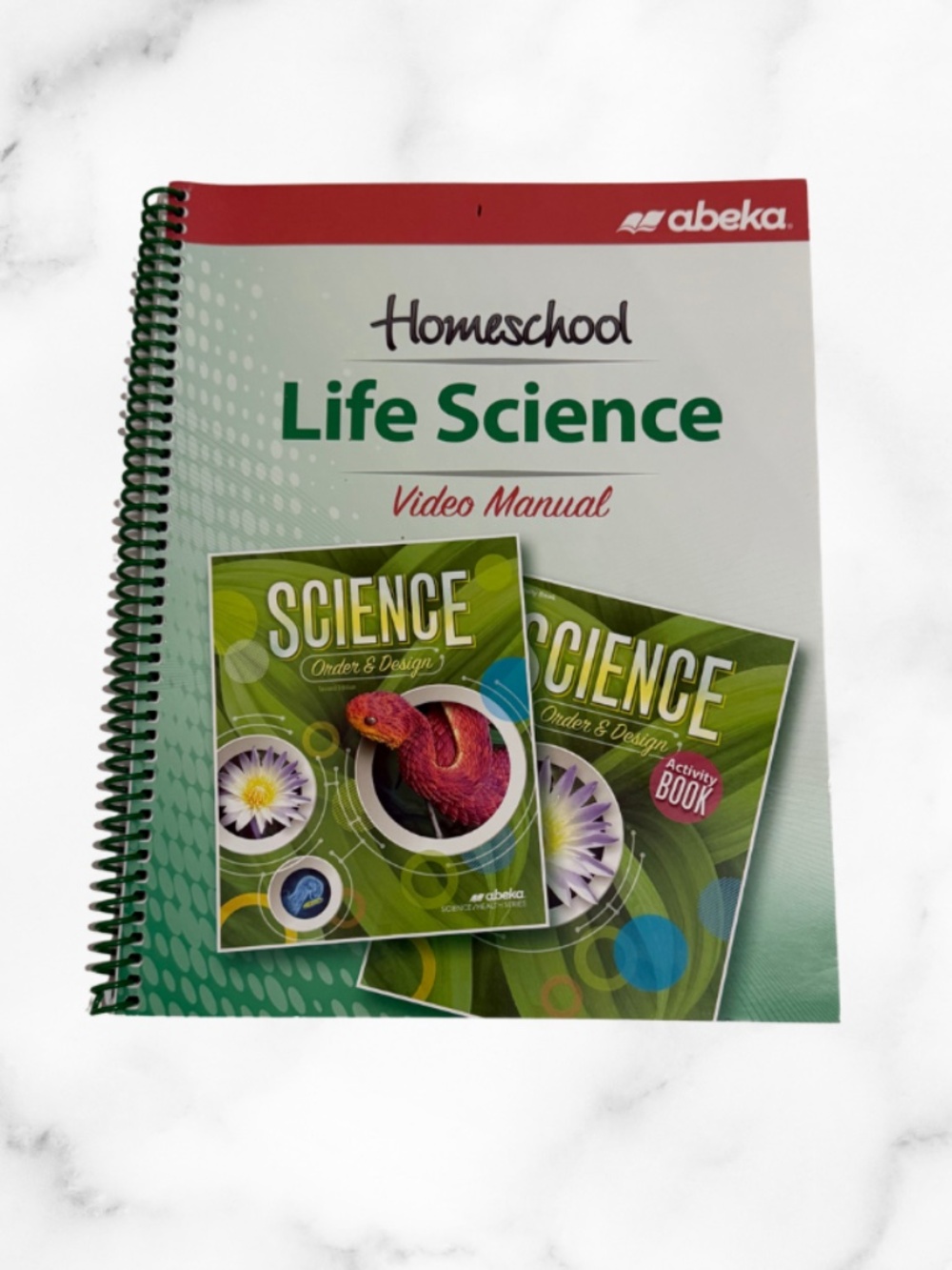 Abeka 7th Grade Life Science Homeschool Video Manual Spiral Textbook